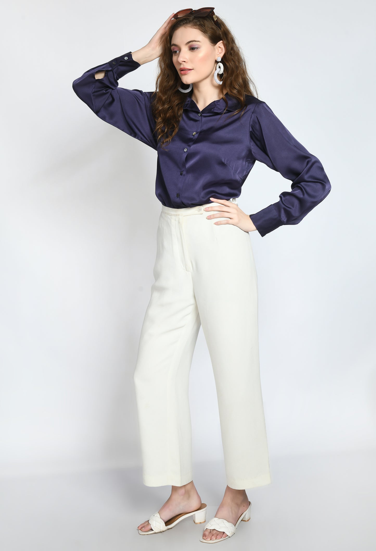 Juliet full sleeve Satin shirt