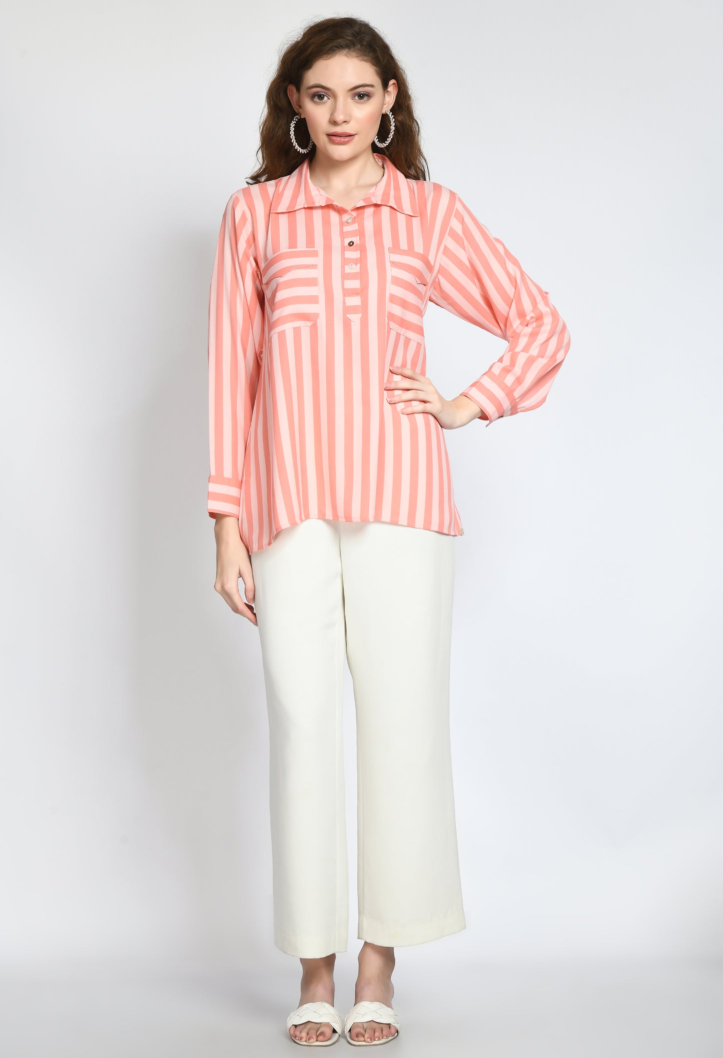 Linda Stripe Blouse