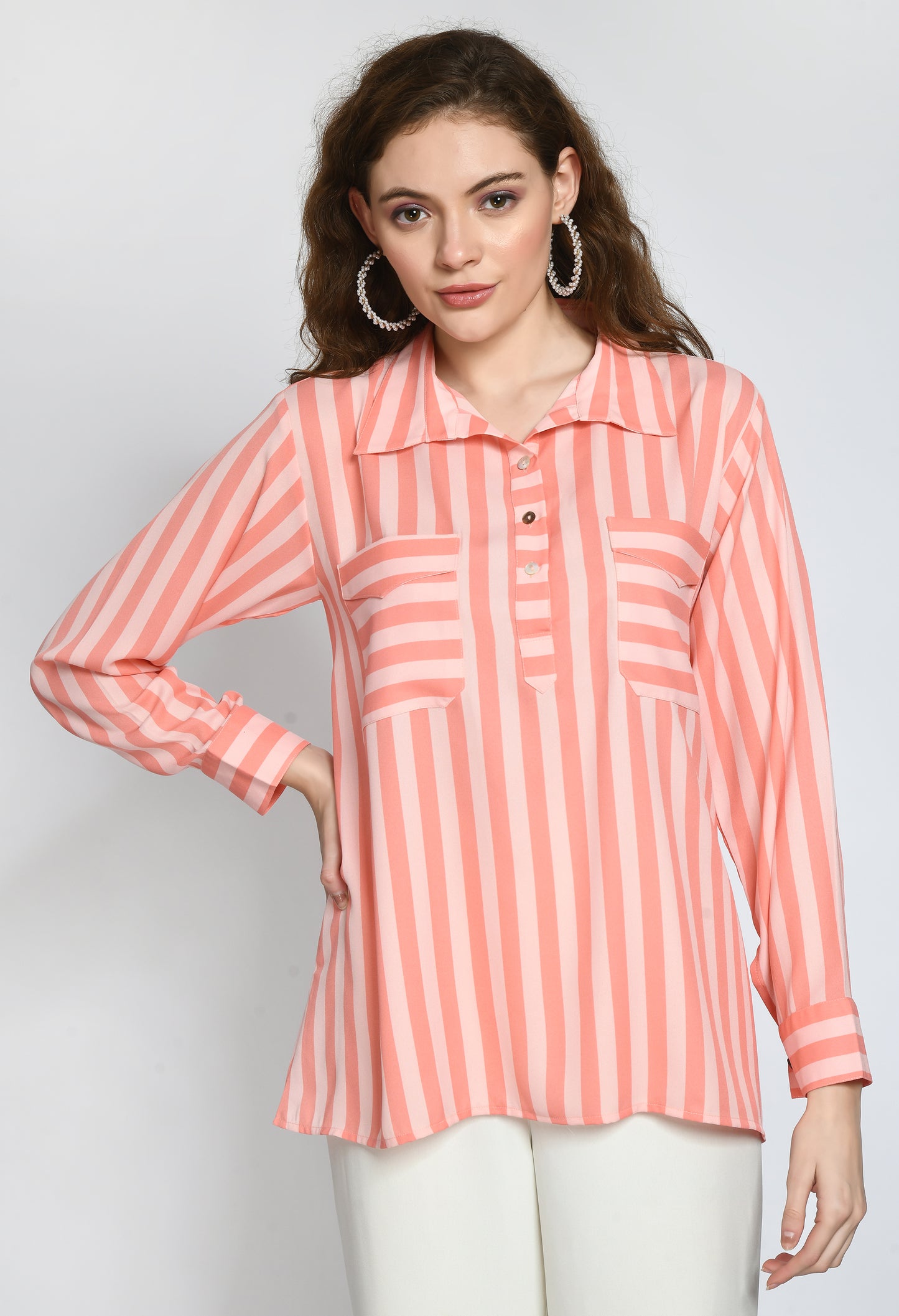 Linda Stripe Blouse