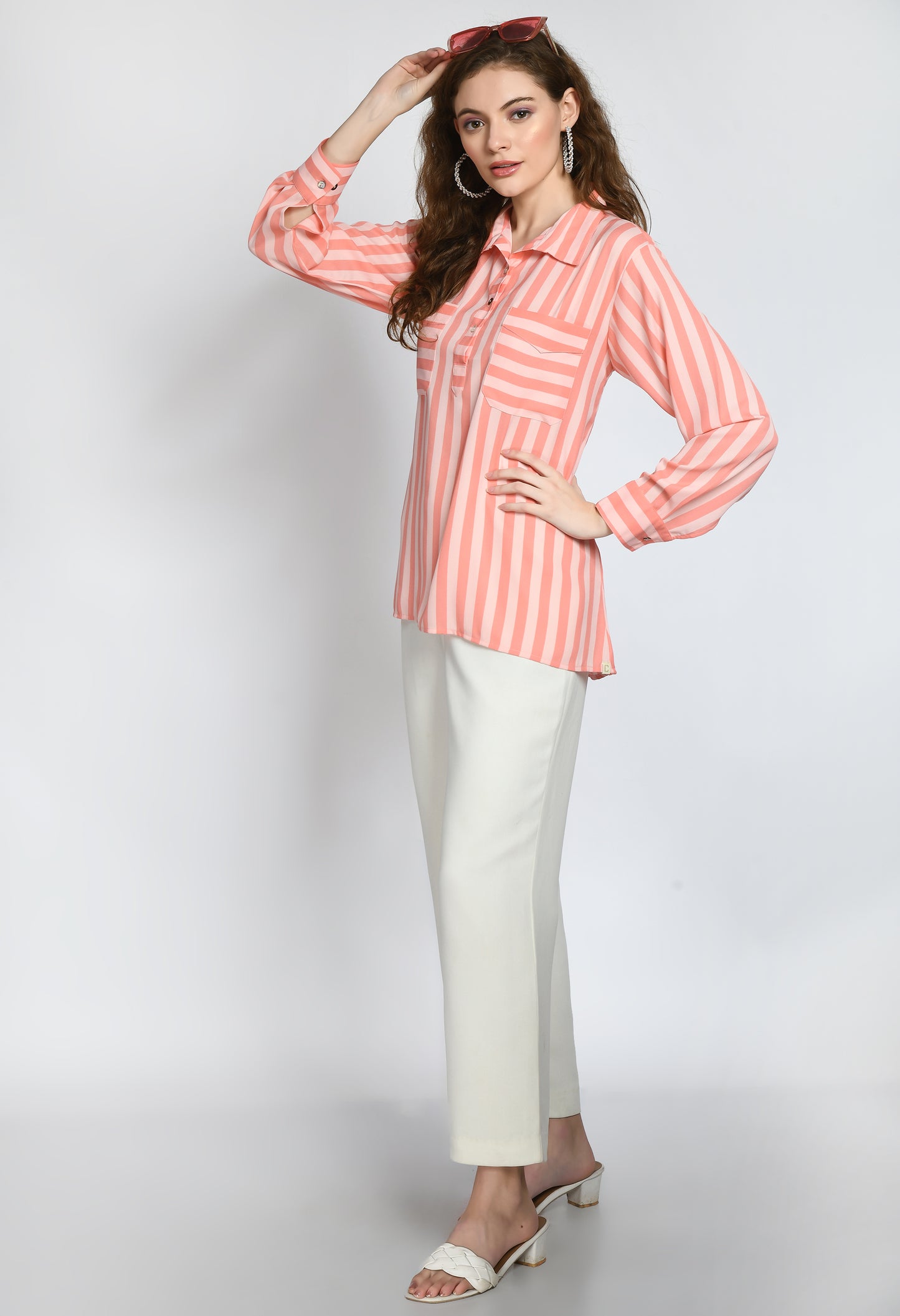 Linda Stripe Blouse